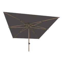 Azzurro Stokparasol 200 X 300 Cm - Charcoal / Woodlook