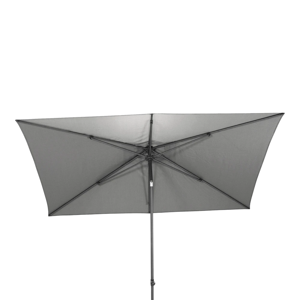 Azzzurro Stokparasol 200 X 300 Cm - Mid Grey 4 Azzzurro Stokparasol 200 X 300 Cm - Mid Grey - Afbeelding 2