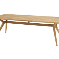 Exporteren Lente Tuin Winkel 33 Belair Teak Eettafel - 240 X 100 Cm - Naturel