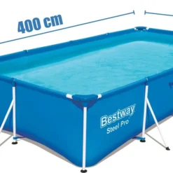 Bestway Frame Zwembad - Steel Pro - 400x211x81cm -Exporteren Lente Tuin Winkel bestway frame zwembad steel pro 400x211x81cm 4 1