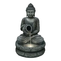 Buddha Met Waterkruik - 81cm Hoog - Polystone