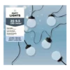 Lumineo Budget Feestverlichting Lichtsnoer - Bolvorm - 950cm - 20 LEDS - Koel Wit/Blauw -Exporteren Lente Tuin Winkel budget feestverlichting lichtsnoer bolvorm 950cm 20 leds koel wit blauw netstroom 1 3