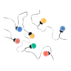 Lumineo Budget Feestverlichting Lichtsnoer - Bolvorm - 950cm - 20 LEDS - Multi -Exporteren Lente Tuin Winkel budget feestverlichting lichtsnoer bolvorm 950cm 20 leds multi netstroom 3 3