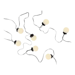 Lumineo Budget Feestverlichting Lichtsnoer - Bolvorm - 950cm - 20 LEDS - Warm Wit -Exporteren Lente Tuin Winkel budget feestverlichting lichtsnoer bolvorm 950cm 20 leds warm wit netstroom 3 3