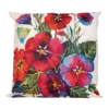 Buitenkussen Rode Bloemen 45x45cm - Tuinkussen -Exporteren Lente Tuin Winkel buitenkussen rode bloemen 45x45cm tuinkussen polyester 1