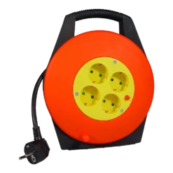 Calex Kabelhaspel Met 4 Stopcontacten - 10m