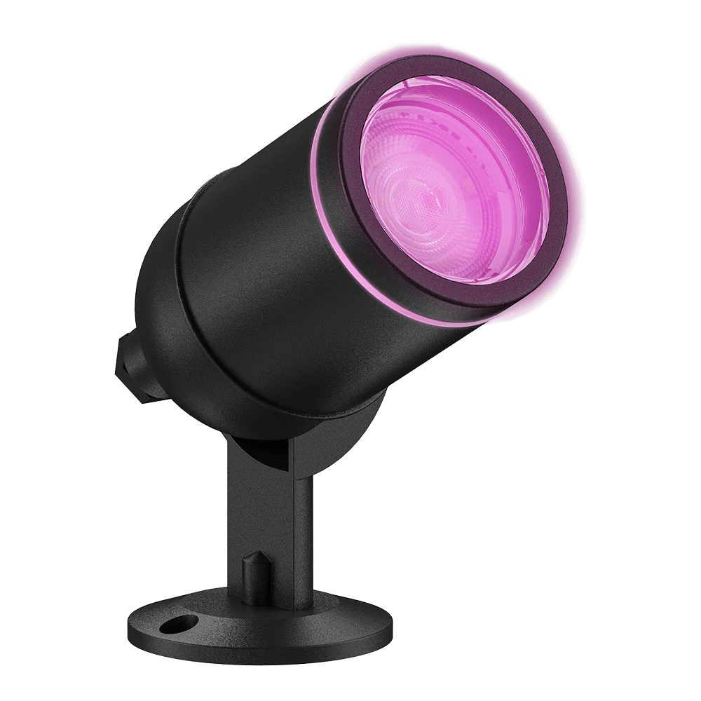 Calex Smart Outdoor Tuinspot RGB CCT 200cm Kabel Met Plug - 4W 380lm - Afbeelding 2