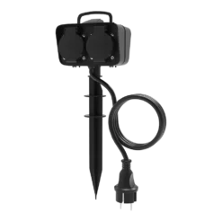 Calex Tuincontactdoos Voor Buiten - 4 Stopcontacten - IP44