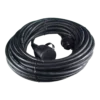 Calex Verlengkabel - Zwart - IP44 - 10m -Exporteren Lente Tuin Winkel calex verlengkabel zwart ip44 10m netstroom 1 2