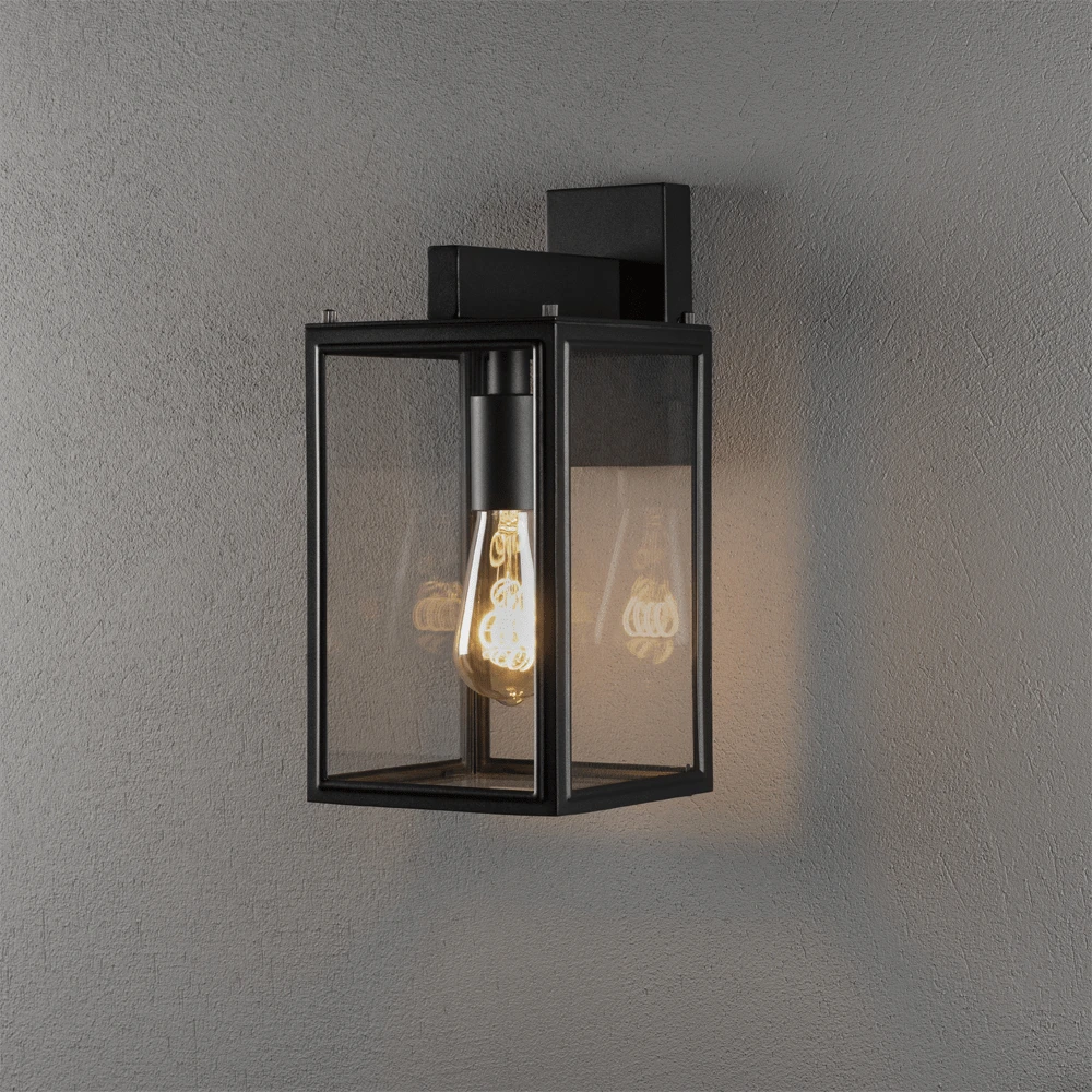 Konstsmide Carpi 230V Staande Buitenlamp Op Of Neerwaarts E27, 16.5x33cm, Transparant Glas, Max 60W 3 Konstsmide Carpi 230V Staande Buitenlamp Op Of Neerwaarts E27, 16.5x33cm, Transparant Glas, Max 60W