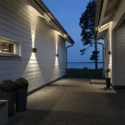 Konstsmide Cremona PowerLED 230V Wandlamp, Roest 2x3W -Exporteren Lente Tuin Winkel cremona powerled 230v wandlamp roest 2x3w netstroom 3