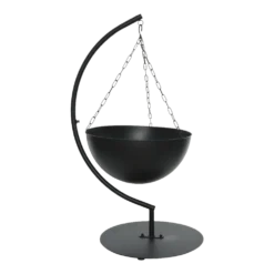 Hangende Vuurschaal - D60cm - Zwart