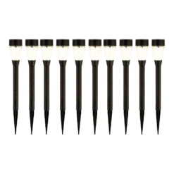 Lumineo LED Solar Tuinlamp - D6 X H32cm - Zwart - 10st. -Exporteren Lente Tuin Winkel led solar tuinlamp d6 x h32cm zwart 10st solar 4