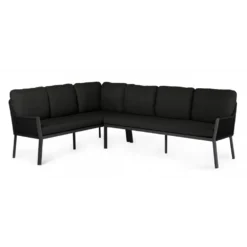 Liv Lounge Dining Set Left Black