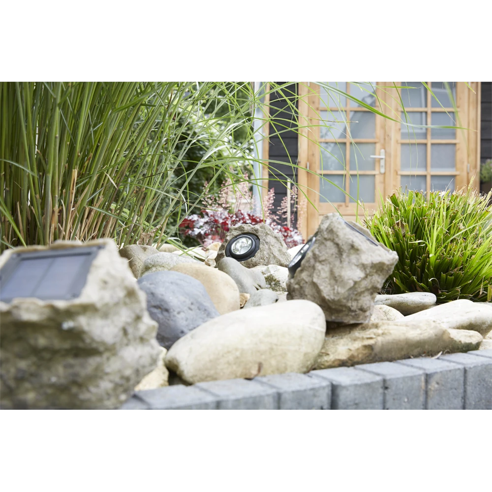 Luxform Hybride Solar Rotslamp Nebraska 15-30 Lumen - Afbeelding 2