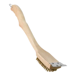 Messing Grillborstel Met Houten Handvat - Napoleon -Exporteren Lente Tuin Winkel messing grillborstel met houten handvat napoleon 2 9