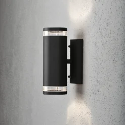 Konstsmide Modena 230V Wandlamp Triade Twinspot Single Strip 23.5cm, GU10, Max 2x 35W