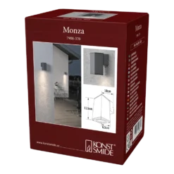 Konstsmide Monza 230V Wandlamp Downspot 13.5cm, GU10 Max 1x 35W -Exporteren Lente Tuin Winkel monza 230v wandlamp downspot 135cm gu10 max 1x 35w netstroom 4