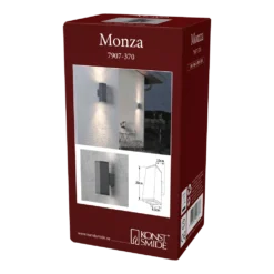 Konstsmide Monza 230V Wandlamp Twinspot 20cm, GU10 Max 2x 35W -Exporteren Lente Tuin Winkel monza 230v wandlamp twinspot 20cm gu10 max 2x 35w netstroom 4