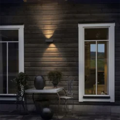 Konstsmide Monza PowerLED 230V Wandlamp Flush 6cm, 2x 6W -Exporteren Lente Tuin Winkel monza powerled 230v wandlamp flush 6cm 2x 6w netstroom 5