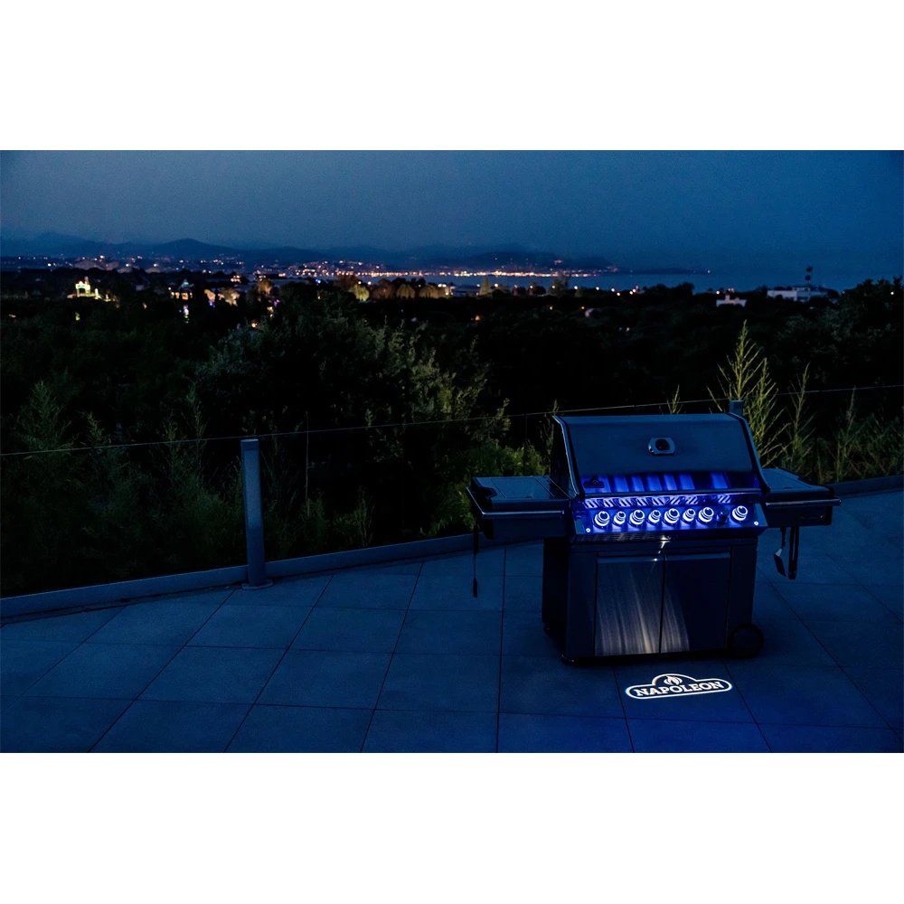 Napoleon Prestige PRO 665 - RVS Met Infrarode Zij- En Achterbranders - Incl. Draaispit - Gas Barbecues - Afbeelding 11