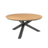 Orbital Dining Tafel - 120 U00d8 Cm - Teak -Exporteren Lente Tuin Winkel orbital dining tafel 120 cm teak 1