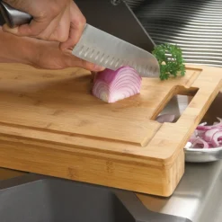 PRO Snijplank Met 2 RVS Schalen - Napoleon -Exporteren Lente Tuin Winkel pro snijplank met 2 rvs schalen napoleon 3 9