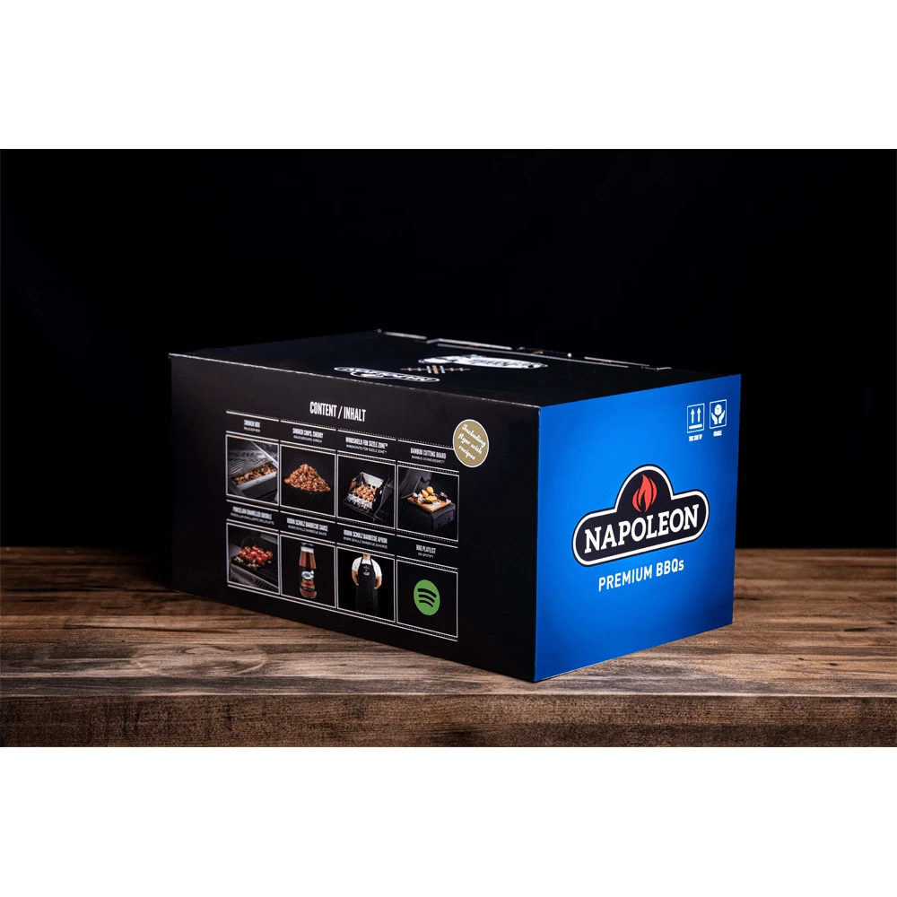 Robin Schulz Limited Edition Napoleon Freestyle 425 + Accessoires Pakket - Graphite - 5 Branders Met Sizzle Zone Zijbrander - Gas Barbecues 5 Robin Schulz Limited Edition Napoleon Freestyle 425 + Accessoires Pakket - Graphite - 5 Branders Met Sizzle Zone Zijbrander - Gas Barbecues - Afbeelding 3