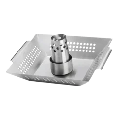 RVS Gevogeltehouder En Wok - Napoleon