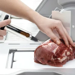 RVS Marinade Injectiespuit Met 2 Naalden - Napoleon -Exporteren Lente Tuin Winkel rvs marinade injectiespuit met 2 naalden napoleon 4 9