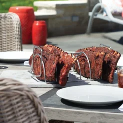 RVS Sparerib- En Braadstukhouder - Napoleon -Exporteren Lente Tuin Winkel rvs sparerib en braadstukhouder napoleon 4 9