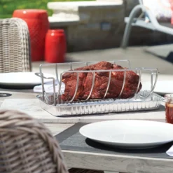 RVS Sparerib- En Braadstukhouder - Napoleon -Exporteren Lente Tuin Winkel rvs sparerib en braadstukhouder napoleon 5 9