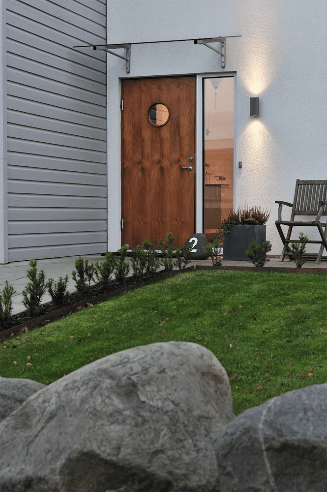 Konstsmide Siracusa 230V Wandlamp Twinspot Geribbeld 20.5cm, GU10 Max 2x 35W - Afbeelding 2