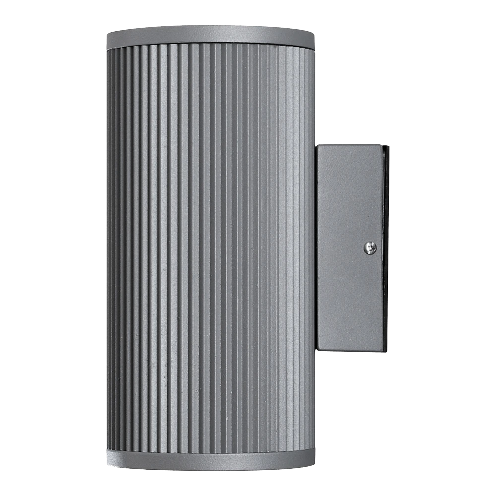 Konstsmide Siracusa 230V Wandlamp Twinspot Geribbeld 20.5cm, GU10 Max 2x 35W - Afbeelding 3