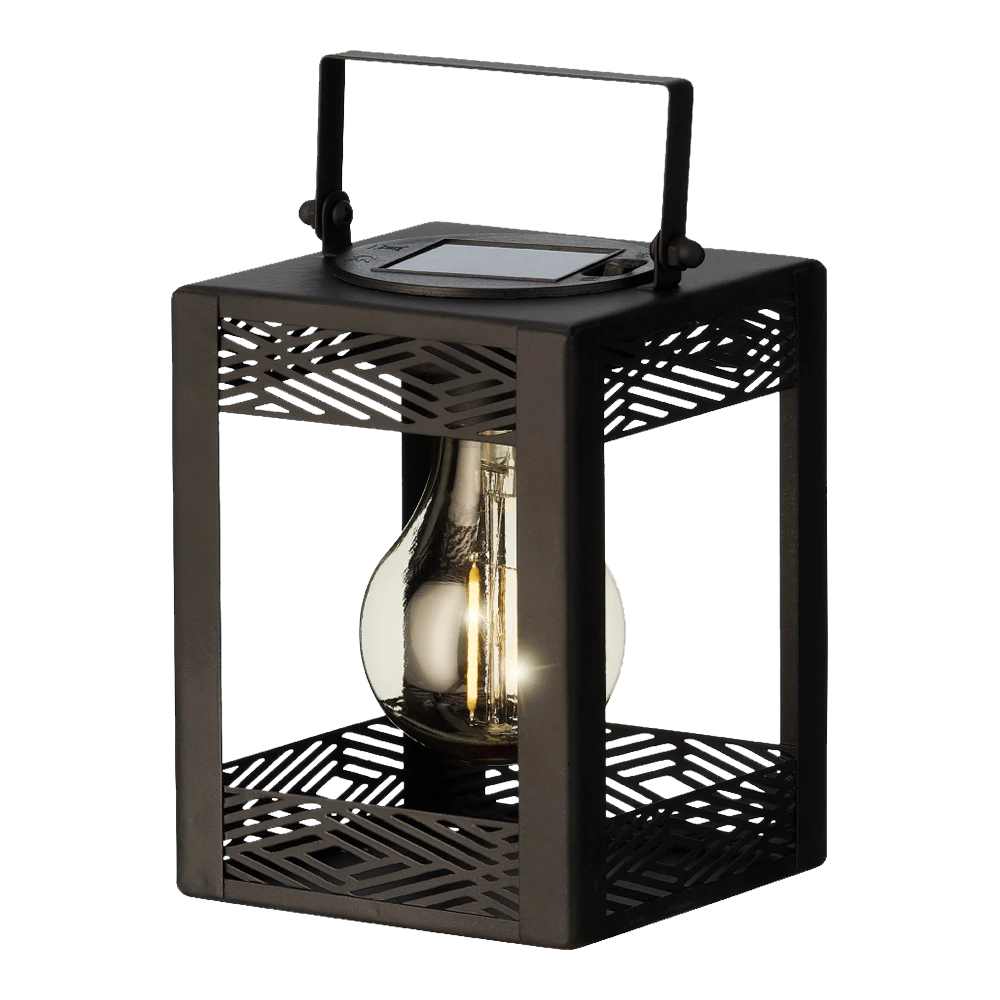 Lumineo Solar Set Met Tuinlamp En Lantaarn - LED - D10.5 X H80cm - Zwart - 4st. 6 Lumineo Solar Set Met Tuinlamp En Lantaarn - LED - D10.5 X H80cm - Zwart - 4st. - Afbeelding 4