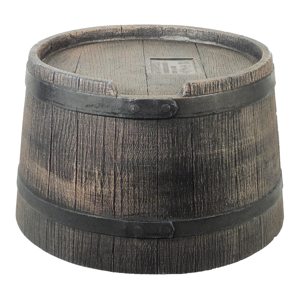 Standaard Voor Nature Regenton 120L Met Houtlook - H30,5xu00d858cm - Nature 3 Standaard Voor Nature Regenton 120L Met Houtlook - H30,5xu00d858cm - Nature