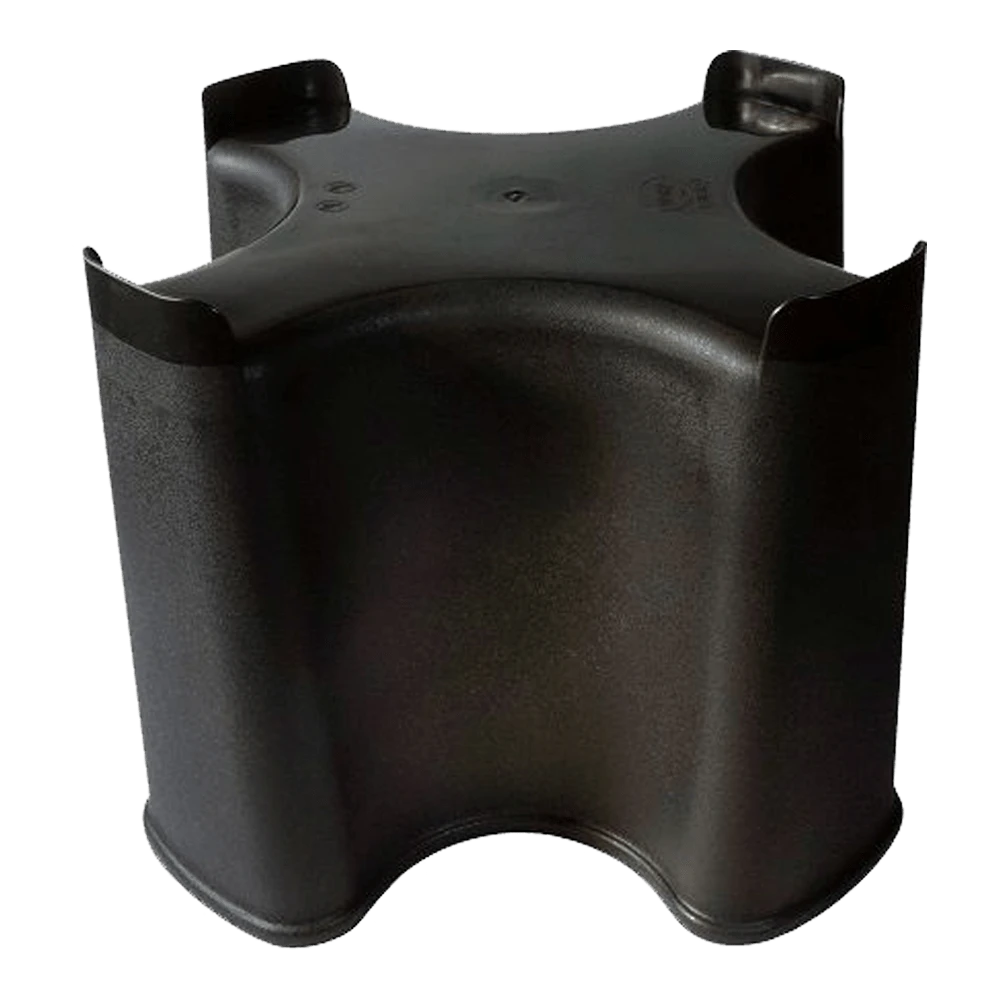 Standaard Voor Nature Regenton Slimline 100L - Zwart - H30,5xu00d843,5cm - Nature