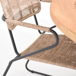 Swing Dining Stoel - Naturel -Exporteren Lente Tuin Winkel swing dining stoel naturel 6 3