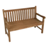 Teak Bank De Luxe - 130cm - Naturel -Exporteren Lente Tuin Winkel teak bank de luxe 130cm naturel 1 1