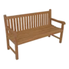 Teak Bank De Luxe - 150cm - Naturel -Exporteren Lente Tuin Winkel teak bank de luxe 150cm naturel 1 1