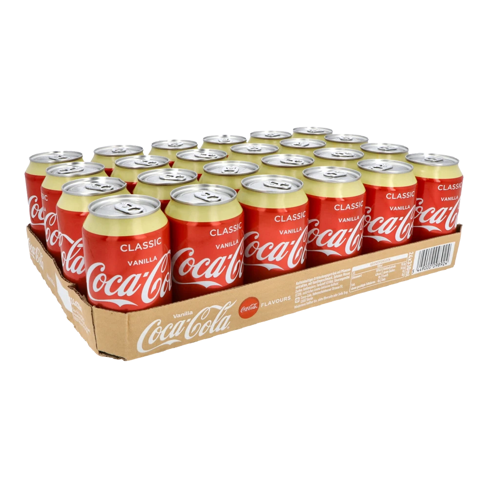 Coca-Cola Tray Coca Cola Vanille - 24st - FrisdrankVoordeel 3 Coca-Cola Tray Coca Cola Vanille - 24st - FrisdrankVoordeel