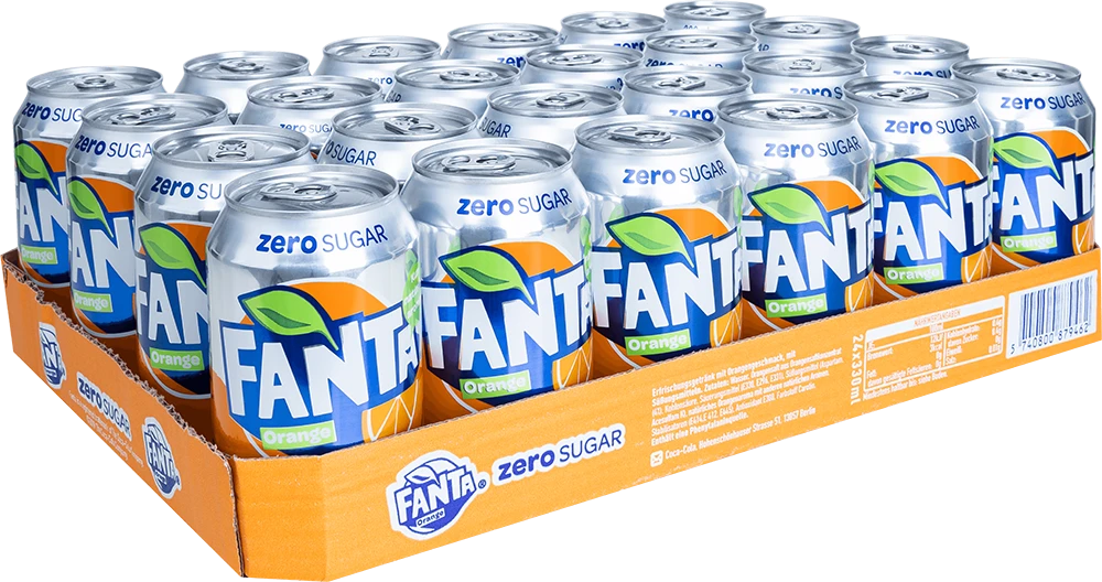 Tray Fanta Orange Zero - 24st - FrisdrankVoordeel 3 Tray Fanta Orange Zero - 24st - FrisdrankVoordeel
