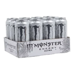Tray Monster Energy Drink Ultra White - 12st - Frisdrankvoordeel