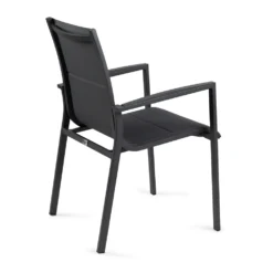 Tuinstoel Foxx - Alu Stapelbare Stoel - Charcoal -Exporteren Lente Tuin Winkel tuinstoel foxx alu stapelbare stoel charcoal 2