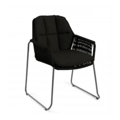 Tuinstoel Rivera - Dining Stoel - Zwart