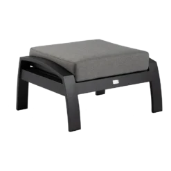 Valencia Lounge Voetenbank - Charcoal