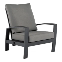 Valencia Loungestoel - Charcoal