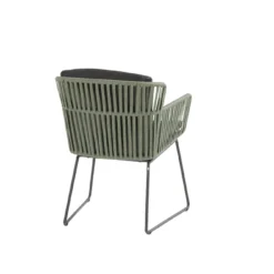 Vitali Dining Stoel - Groen - Incl. Kussens -Exporteren Lente Tuin Winkel vitali dining stoel groen incl kussens 3 2