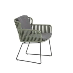 Vitali Dining Stoel - Groen - Incl. Kussens -Exporteren Lente Tuin Winkel vitali dining stoel groen incl kussens 4 2